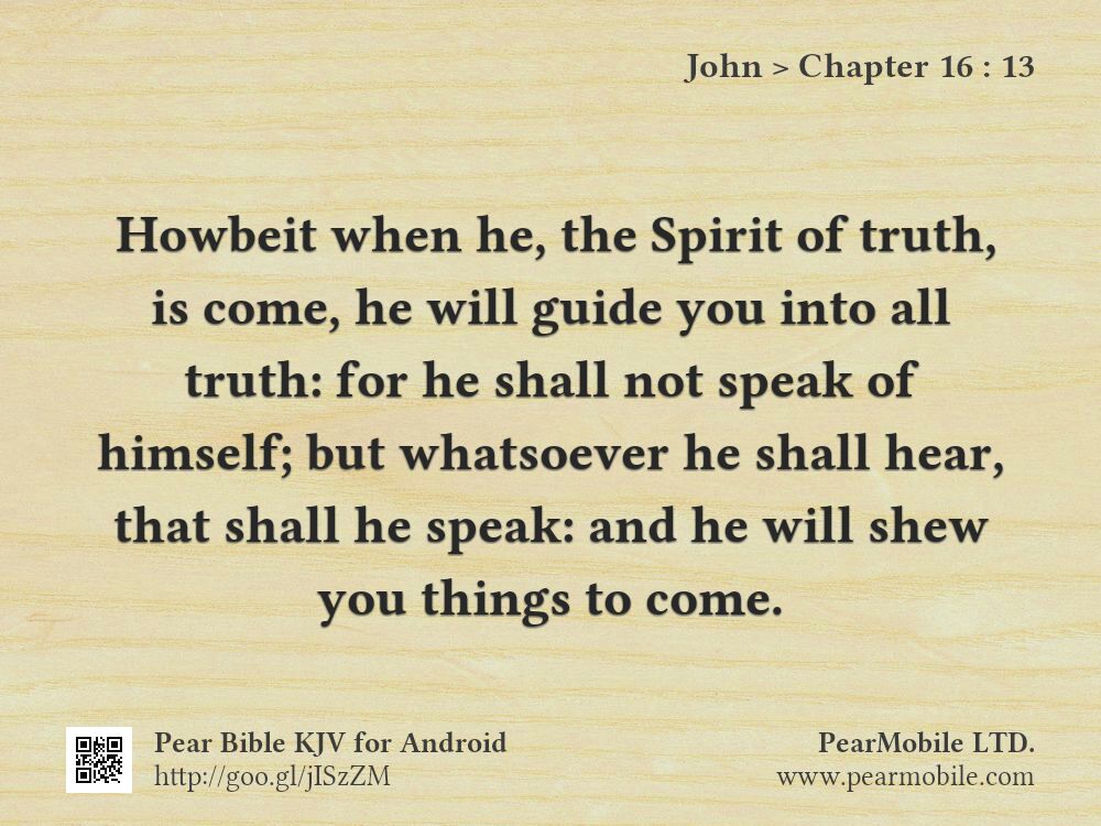 John, Chapter 16:13